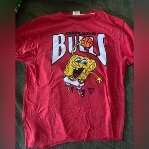 Spongebob x Chicago bulls tee